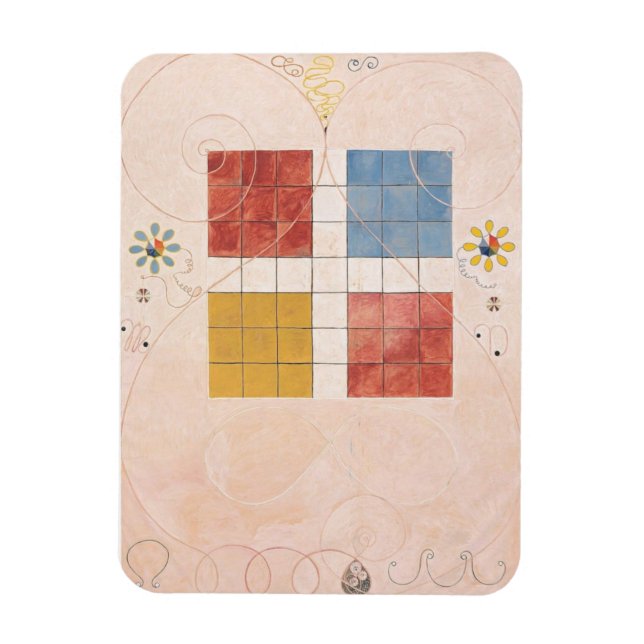 Íman Hilma Af Klint, O Dez Maior Nº10, Abstrato Art (Vertical)