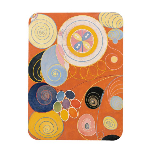 Íman Hilma Af Klint, Os Dez Maiores No3, Abstrato Art (Vertical)