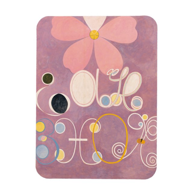 Íman Hilma Af Klint, Os Dez Maiores No5, Abstrato Art (Vertical)