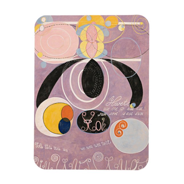 Íman Hilma Af Klint, Os Dez Maiores No6, Abstrato Art (Vertical)