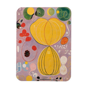 Íman Hilma Af Klint, Os Dez Maiores No7, Abstrato Art