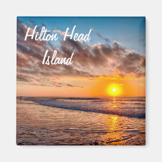Íman Hilton Head Island Beach Sunrise Magnet