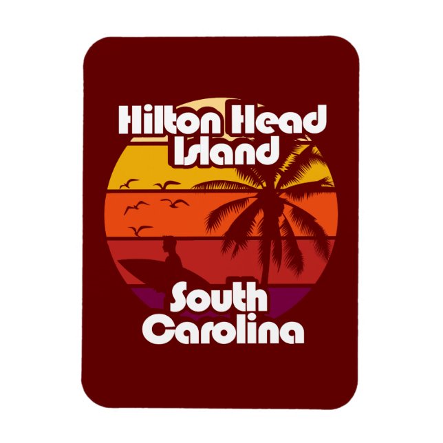 Íman Hilton Head Island Carolina do Sul (Vertical)