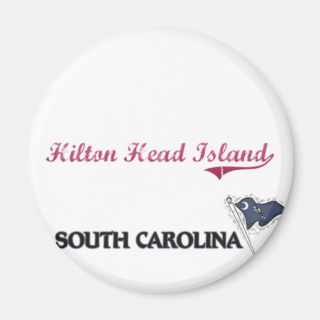Íman Hilton Head Island South Carolina Classic (Frente)