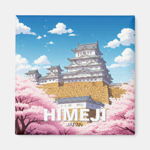 Íman Himeji Castle Cherry Blossoms