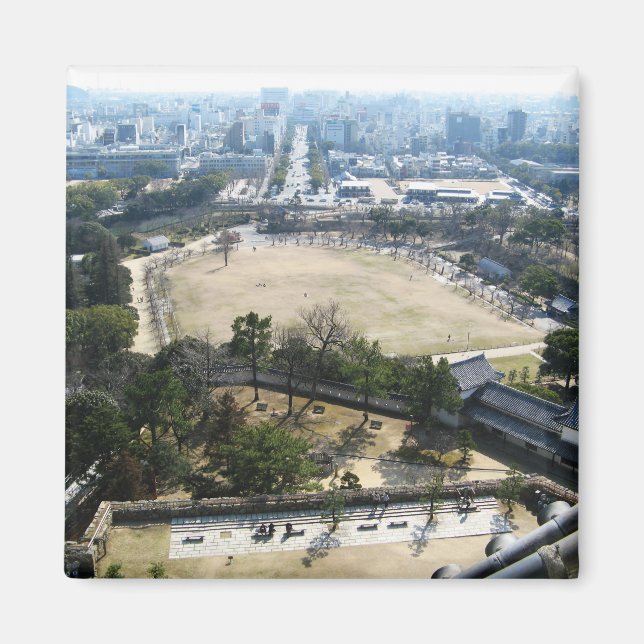 Íman Himeji, Japão (View from atop castle) (Frente)