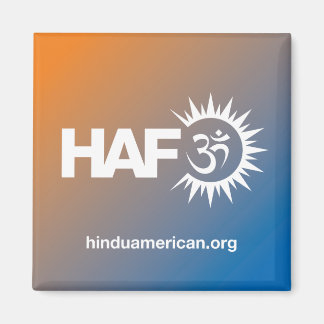 Íman Hindu American Foundation Refrigerator Magnet