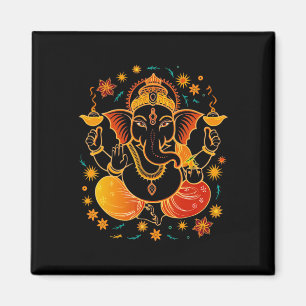 Íman Hindu Ganesha Puja Elefante Deus Índia Meditação Y