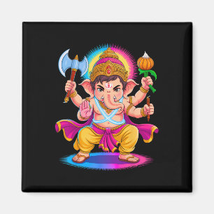 Íman Hindu Ganesha Puja Elefante Deus Índia Meditação Y