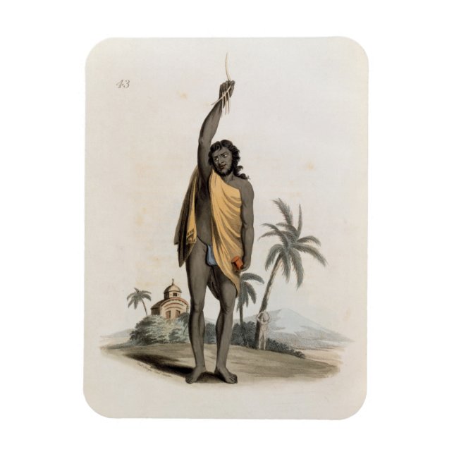 Íman Hindu Priest, pub. de Edward Orme, 1804 (lito) (Vertical)