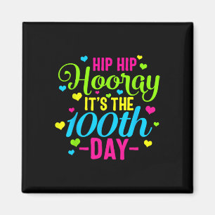 Íman Hip Hooray É 100º Dia de Ensino Mais Inteligente