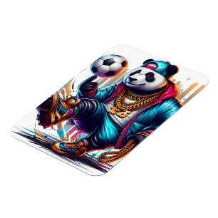 Íman Hip Hop Panda Futebol de Verão Esportes