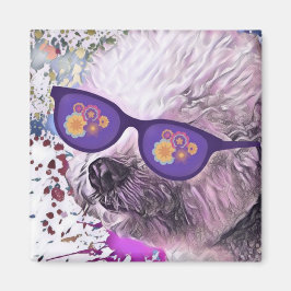 Íman Hippie 'Chon o ímã Bichon