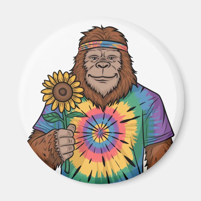 Íman Hippie Sasquatch (Frente)