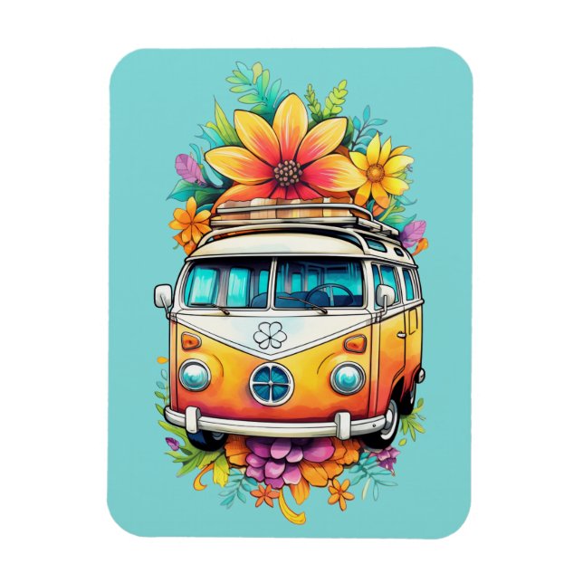 Íman Hippie Van (Vertical)