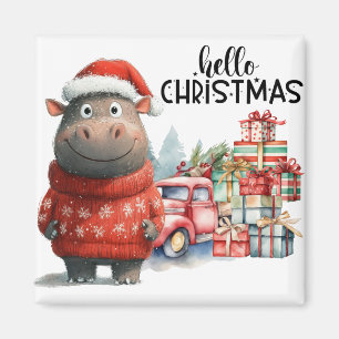 Íman Hippo Natal Pensado para Amantes de os animais