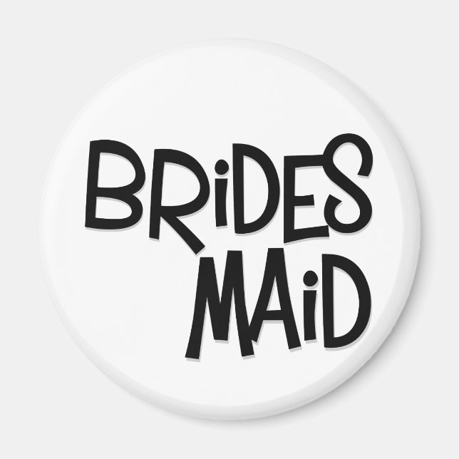 Íman Hipster Bridesmaid (Frente)