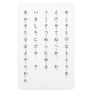 Íman Hiragana Com Romaji Aprenda Caracteres Japoneses