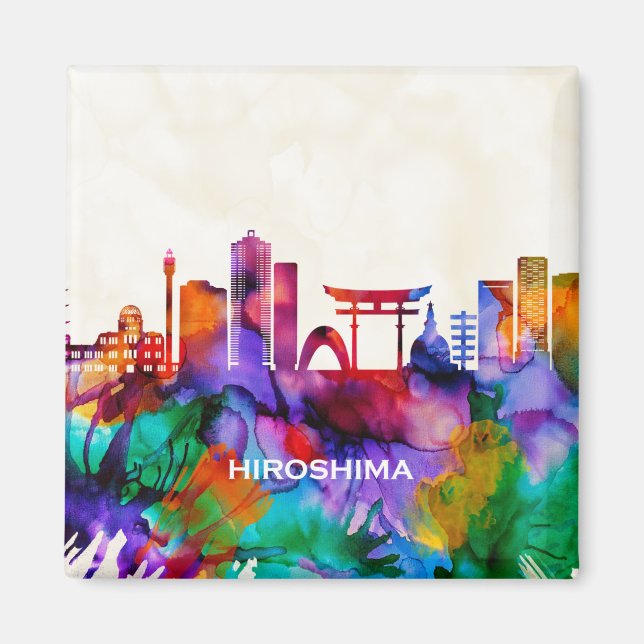 Íman Hiroshima Skyline (Frente)