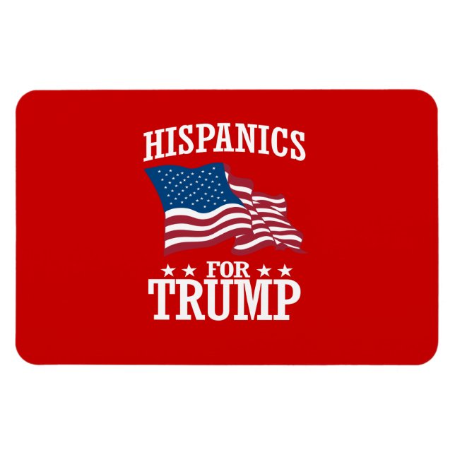 ÍMAN  HISPÂNICA PARA TRUMP (Horizontal)