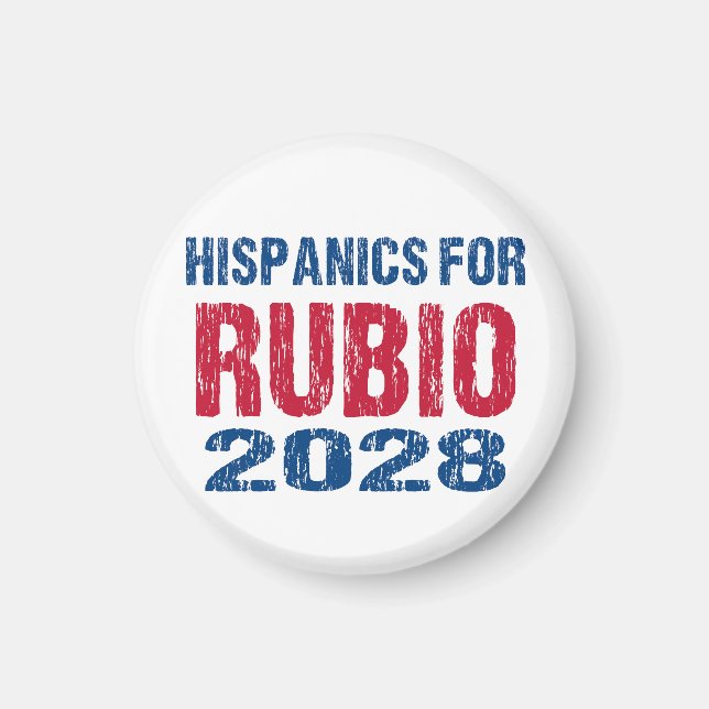 Íman Hispânicos para Rubio 2028 (Frente)