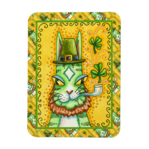 ÍMAN HISS N' FITZ LEPRECHAUN, RUA. GATO ENGRAÇADO DO D