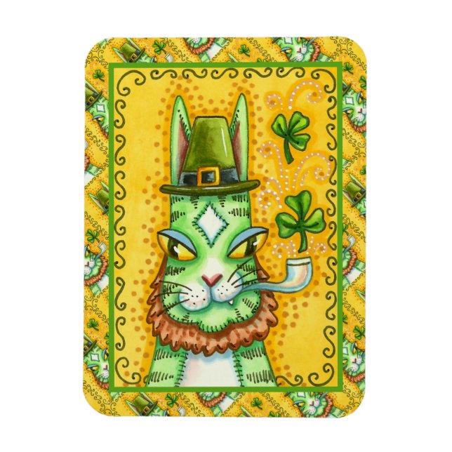 ÍMAN  HISS N' FITZ LEPRECHAUN, RUA. GATO ENGRAÇADO DO DI (Vertical)