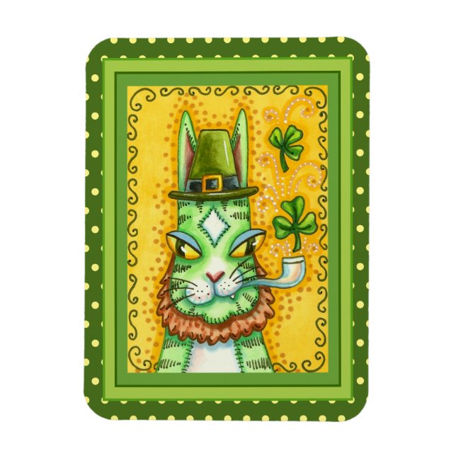 ÍMAN  HISS N' FITZ LEPRECHAUN, RUA. GATO ENGRAÇADO DO DI (Vertical)