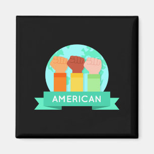 Íman História Afro-Americana Negro É Belo Diver 
