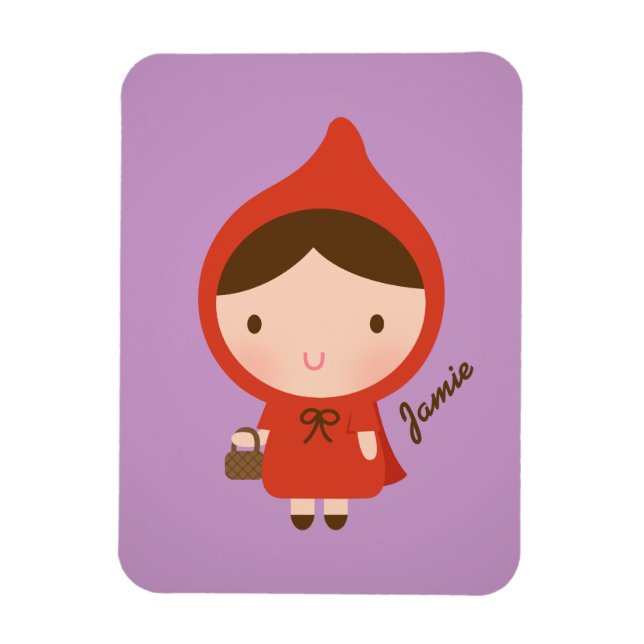 Íman História da Capuzinho Vermelho para Meninas (Vertical)