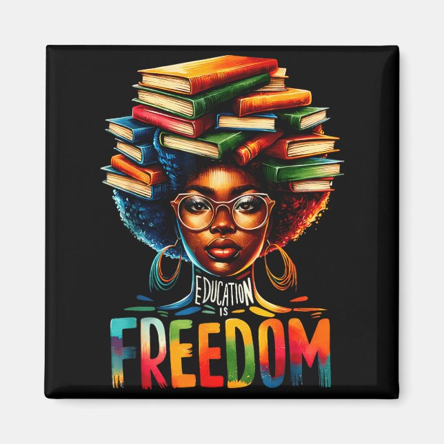 Íman História do Professor Negro Educação Liberdade (Frente)