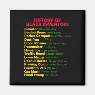 Íman História Dos Inventores Negros História Negra Mês