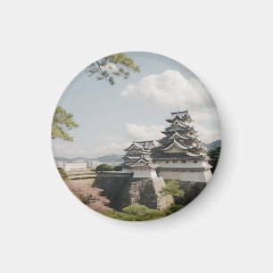 Íman História Japonesa da Fortaleza Majestosa do Castel