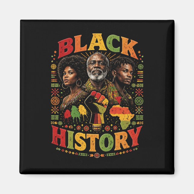 Íman História Negra (Frente)