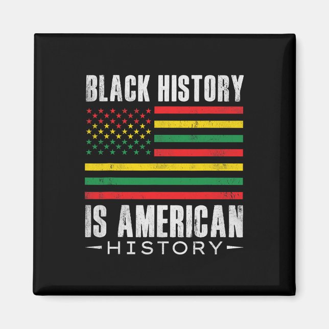 Íman História Negra É História Americana Bhm Africano A (Frente)