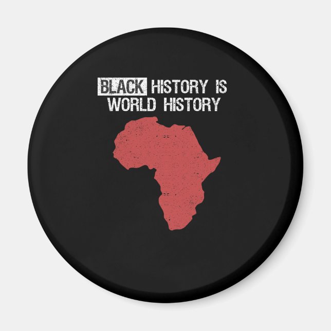 Íman História Negra É História Mundial Mês Africano (Frente)