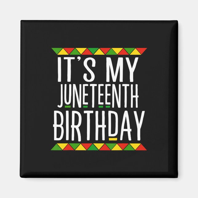 Íman História Negra É Meu Décimo Junto Aniversário (Frente)