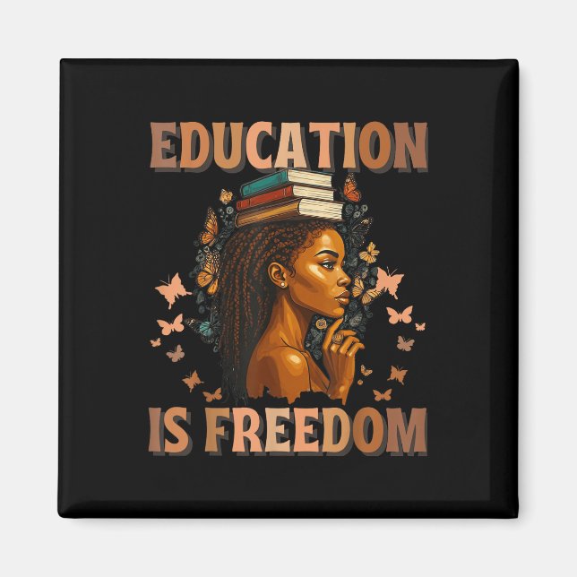Íman História Negra Educação de Professores É Liberdade (Frente)