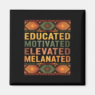 Íman História Negra Educada Motivada Elevada Melanizada