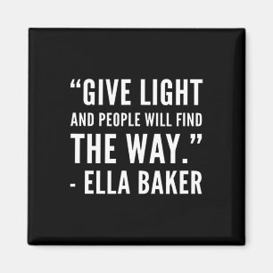 Íman História Negra - Ella Civil Rights Baker African A