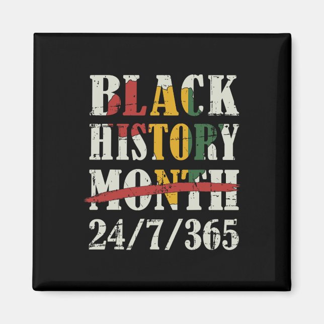 Íman História Negra Mês 247365 Com Bandeira Do Mapa Afr (Frente)