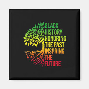 Íman História Negra Mês Honrando o Futuro Inspirador Pa