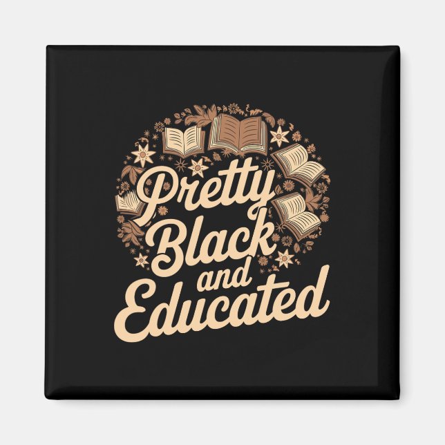 Íman História Negra Mês Raízes Africanas Melanin Juntee (Frente)