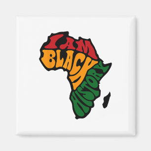 Íman História Negra Mês Roupa África Mapa Kente Cloth