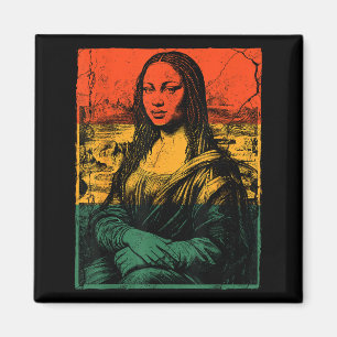 Íman História Negra Mona Lisa Mulher Afro-Americana Áfr