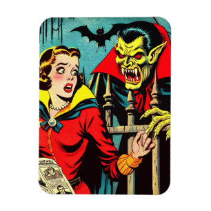 Íman Histórias em quadrinhos de Vampiros de Horror Retr