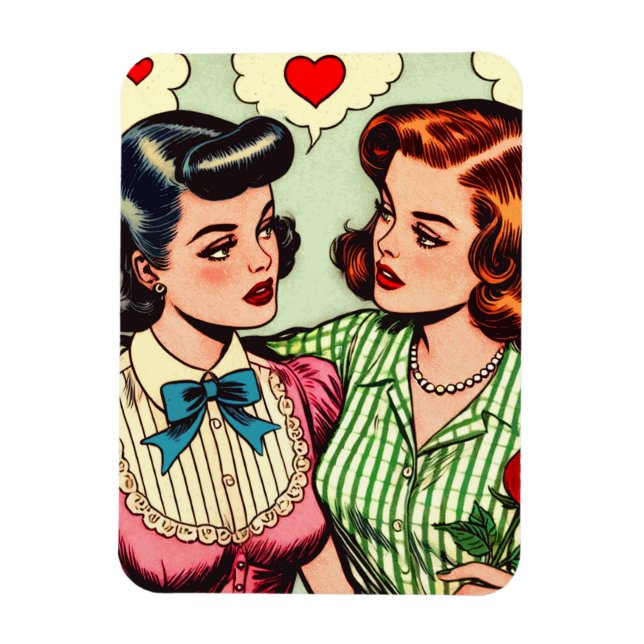 Íman Histórias em quadrinhos Romance de Meninas Cuecas  (Vertical)