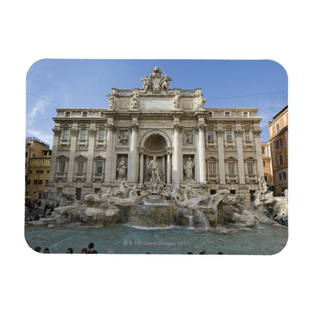 Íman Historic Trevi Fountain em Roma, Itália (Horizontal)