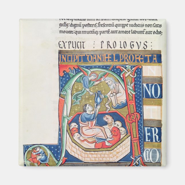 Íman Historiou o "A" inicial, representando Daniel (Frente)