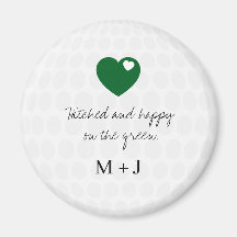 'Hitched and Happy on the Green' Golf Wedding 